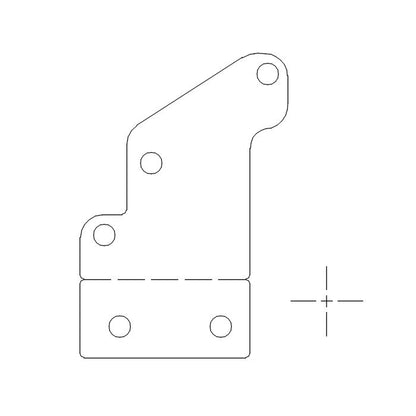 MK Indy RX-5 Differential Brace Bracket With Speed Sender Mounting