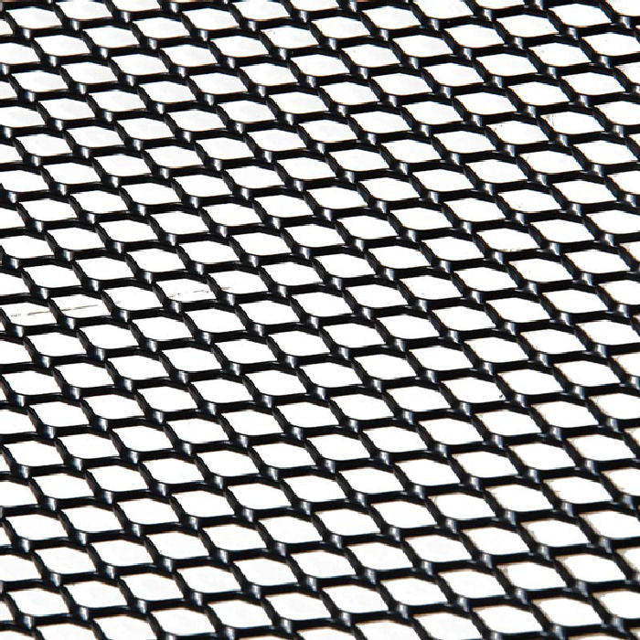 Universal Aluminium Nose Cone Grill Mesh - Black