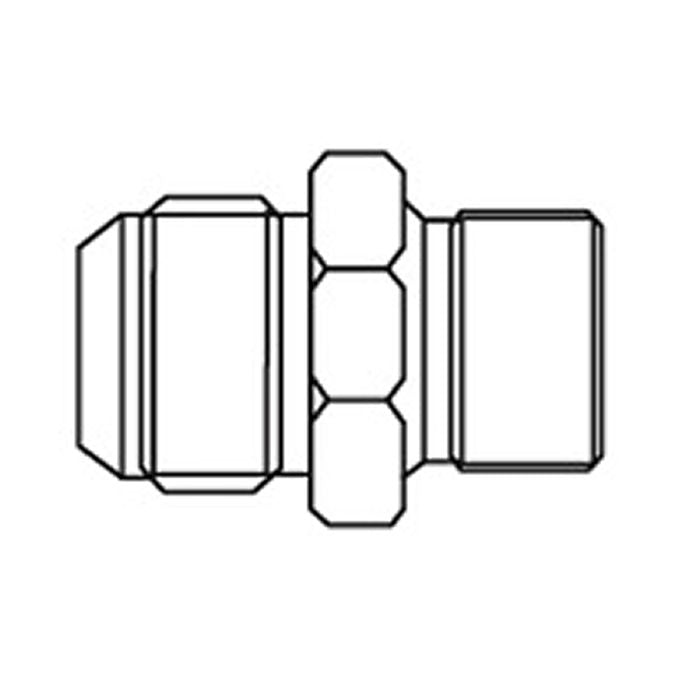 Universal Steel 1/2 BSP to JIC 10 Adapter For Oil